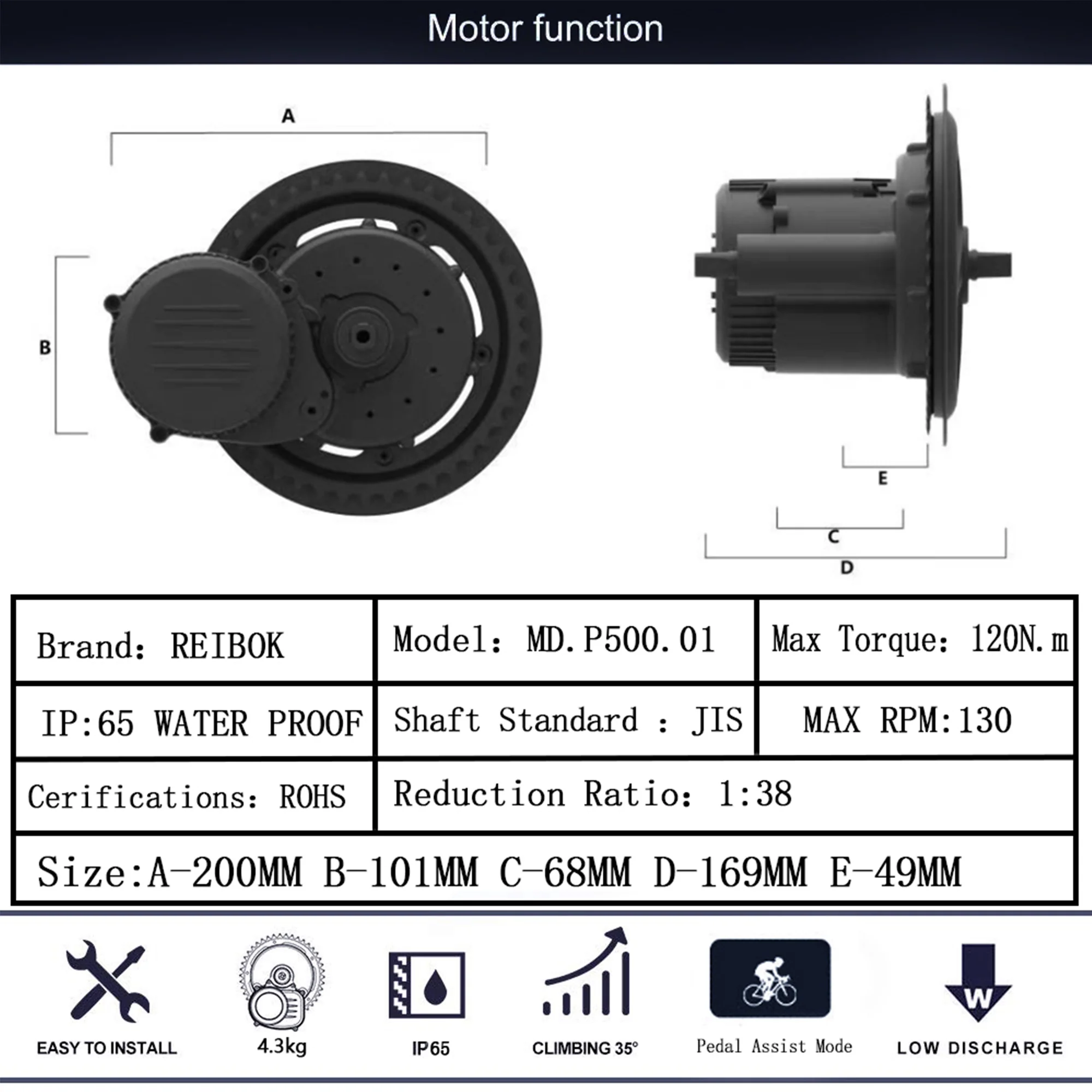 Reibok Ebike Conversion Kit - Image 10